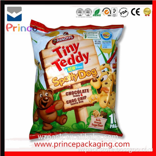Aluminum Foil Stand Up With Zipper Pouch Food Packaging Plastic Bag